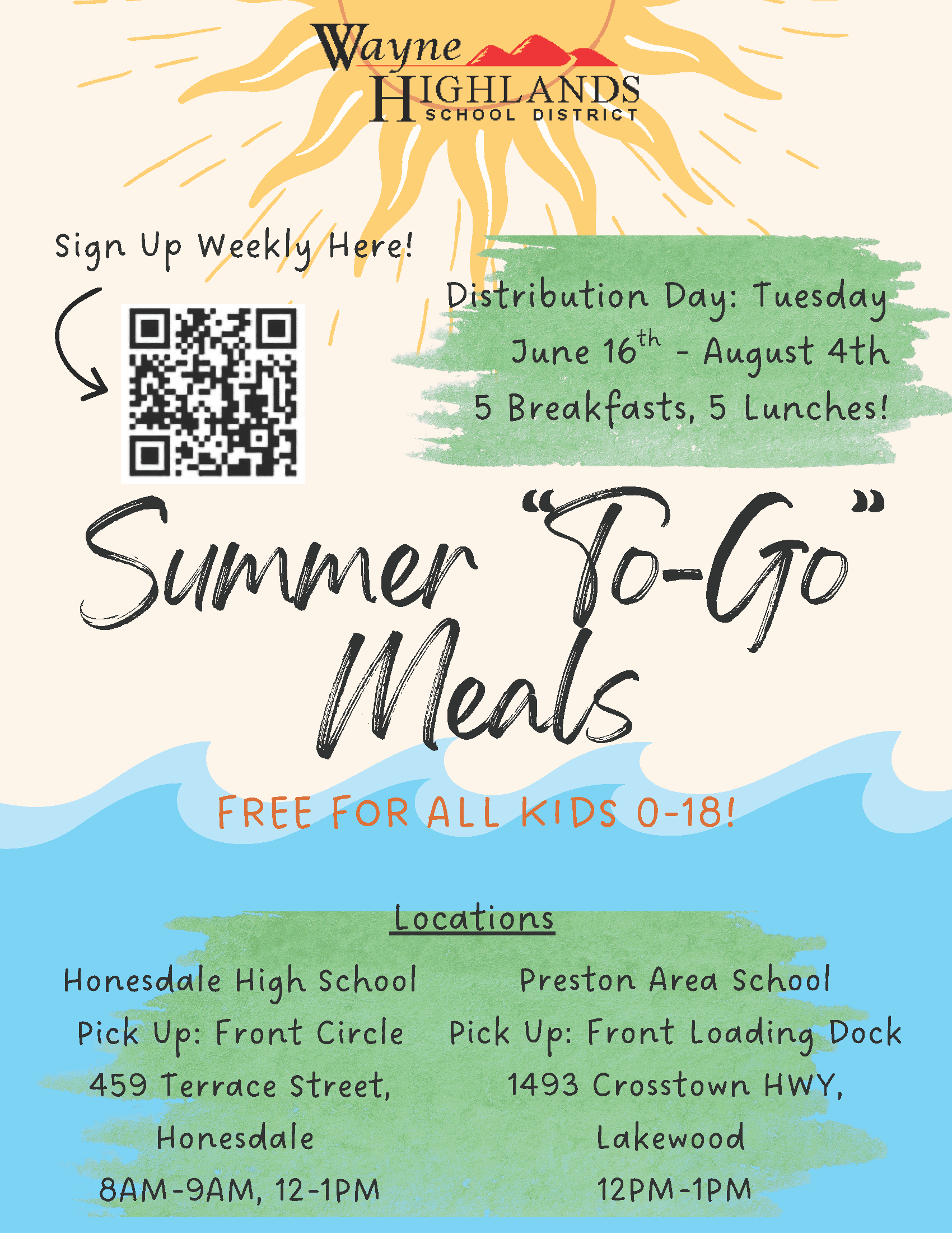 2026 Summer Feeding Poster
