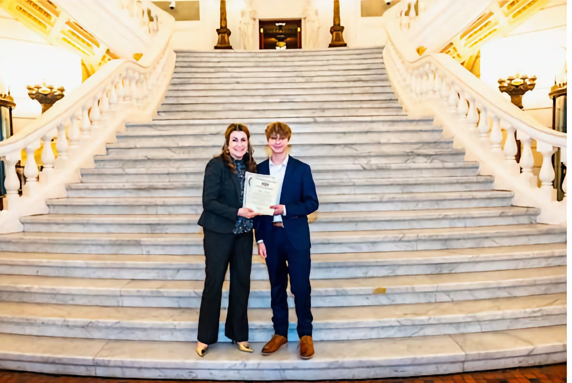 Ben Head and Senator Brown